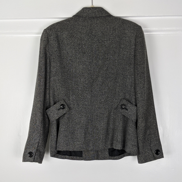 Focus 2000 Metallic Button Down Jacket Coat - Picture 3 of 7